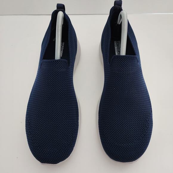 Skechers Air Cooled GO WALK Joy Vela blue‎ slip on comfort shoes womens size 10 - Picture 2 of 10